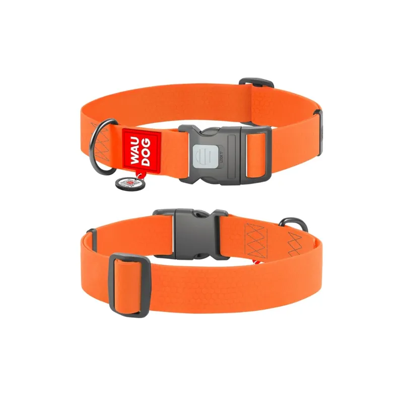 Weekendaanbieding WAUDOG Waterproof hondenhalsband met QR-paspoort